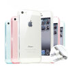 爱您纳（Aainina）苹果4/4S手机壳iphone4手机套 硅胶透明软套(水晶透明黑)