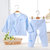 贝吻婴儿礼盒纯棉服饰11件套婴儿内衣套装礼盒B1016(蓝色 59)第2张高清大图
