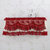 木儿家居 空调罩挂式格力布艺挂机防尘罩1.5p海尔 海信 蕾丝 田园(维多利亚红款 88*20*35CM)第2张高清大图