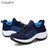 CaldiceKris（中国CK）休闲飞织系带妈妈鞋CK-X1855(浅灰色 38)第3张高清大图