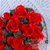 创意结婚摆件送老婆女朋友情人节礼物 10寸红玫瑰挂盘（喷色）心心相印第2张高清大图