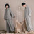 静韵设计师联名 和风系列情侣睡衣女士秋季家居服可外穿男士套装第4张高清大图