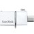 闪迪（SanDisk）高速 OTG 32GB USB3.0手机U盘双接口,读130MB/秒, 白色第2张高清大图
