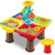【彼优比】夏日沙滩溪水玩具沙滩桌玩具沙子史莱姆DIY操作台玩具(方形海豚 沙滩桌)第2张高清大图