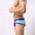 2016新款男士竹纤维撞色U凸性感三角裤男式低腰小平角内裤(紫色)第5张高清大图