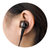 Audio Technica/铁三角 ATH-CKR100iS 线控入耳式耳机(黑色)第3张高清大图