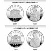 中国金币1995年观音纪念银币套装4枚