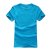 EAIBOSSCAN 春夏装休闲时尚短袖T恤T130006(黑色 XXL)第2张高清大图