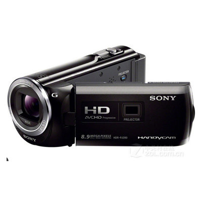 索尼（Sony）投影系列HDR-PJ390E 数码摄像机(红 标配)