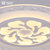 汉斯威诺现代简约吸顶云朵亚克力客厅LED卧室灯高薄透光餐厅彩云之南灯饰具HS102107(60cm41W无极 其他)第3张高清大图