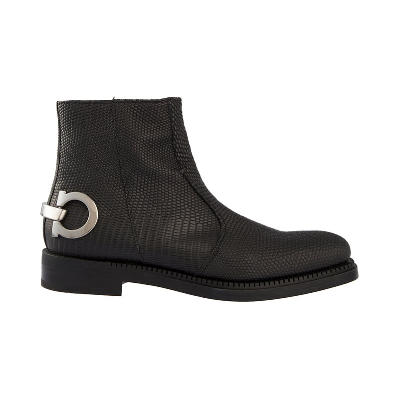 salvatoreferragamo男士黑色短靴02b8877183789黑时尚百搭