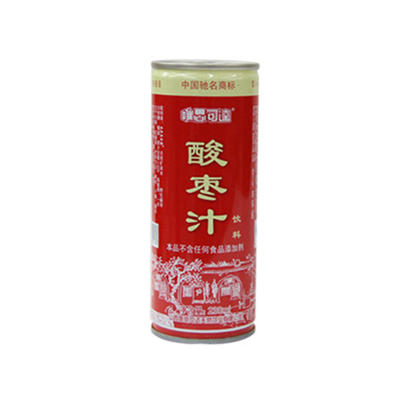 唯思可达 听装酸枣汁 不含食品添加剂 238ml