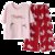 南极人睡衣女春夏纯棉薄款印花短袖七分裤卡通宽松女生家居服套装(调皮兔子套装2277 L)第5张高清大图
