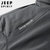 JEEP SPIRIT吉普加绒外套男工装可脱卸帽保暖加厚夹克运动男装防风加毛防风上衣(PPJC66016B深灰 XXL)第5张高清大图