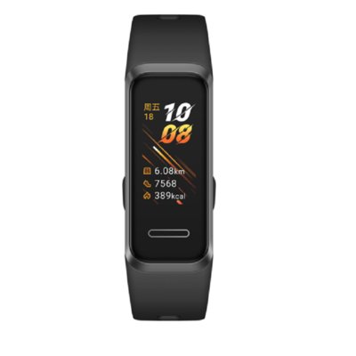 华为手环4/pro智能运动手环GPS彩屏触控NFC移动支付50米防水男女穿戴手表(手环4 樱语粉)