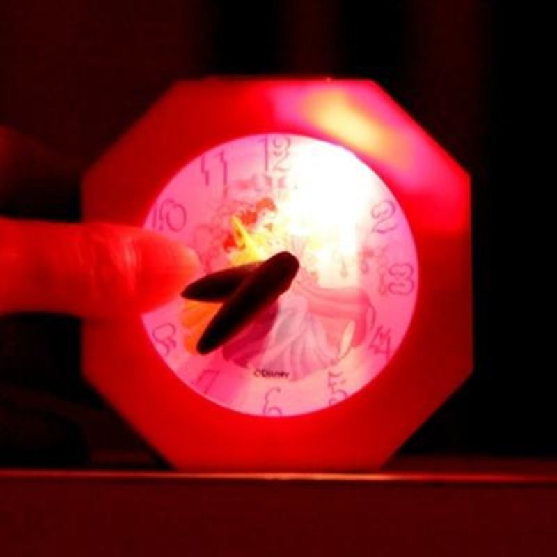 disney迪士尼糖果色多边形静音闹钟c3015(迪士尼公主)