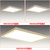 欧普照明 长方形LED吸顶灯水晶调光调色客厅灯正方形卧室灯 晶彩(MX9264-110W 加装遥控)第3张高清大图