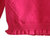 贝壳元素宝宝菱形格毛衣 秋装韩版新款女童童装打底针织衫my1132(100 玫红色)第5张高清大图