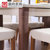 曲尚(Qushang) 餐桌 现代简约 餐桌椅 饭桌 餐厅钢化玻璃餐桌(一桌四椅)第5张高清大图