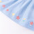 迪士尼公主212Q751夏季小飞袖连衣裙80cm蓝 柔软透气清新可爱第5张高清大图