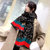 伊格葩莎 围巾女冬季韩版百搭两用加厚保暖披肩长款毛线针织围脖(紫红色)第2张高清大图