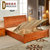 鼎俱床 卧室实木家具 现代简约中式1.8米1.5双人床卧室实木床(1.5*2米-裸床)第4张高清大图