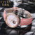 飞亚达(FIYTA)手表机械女表摄影师时尚镂空机械表(粉色LA8366.MSSD)第3张高清大图