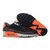 耐克/Nike Air Max 90系列情侣跑步鞋男子运动鞋女子休闲鞋(黑灰橘 43)第4张高清大图