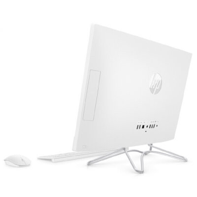 惠普（HP）小欧24系列 23.8英寸家用商用办公一体机电脑（J4005/5005 可选内存容量 单/双硬盘 FHD屏）(24-f010wcn/白/J4005 4G/1T/集成/无光驱/标配)