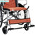 康扬轮椅铝合金轻便可折叠老人轮椅车KM-2500L型 免充气第3张高清大图