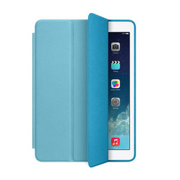苹果ipad mini4皮套 保护套 iPad mini1/2/3系列皮套 苹果迷你平板电脑保护壳 防摔外壳(天蓝 mini1/2/3)