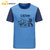 laynos雷诺斯男士短袖T恤透气速干女式短t恤162A335A(（男）天蓝 2XL/175)第3张高清大图