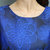 VEGININA 韩版修身七分袖气质连衣裙 3241(蓝色 XXL)第4张高清大图