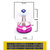 凌耀(lingyao)LY-302王礼系列取暖器 办公室家用烤火炉节能鸟笼取暖器 学生碳纤维电暖器烤火器紫色第4张高清大图