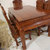 红木家具红木餐桌实木餐桌长方形一桌六椅麒麟饭桌集一美刺猬紫檀木(一桌六椅)第2张高清大图