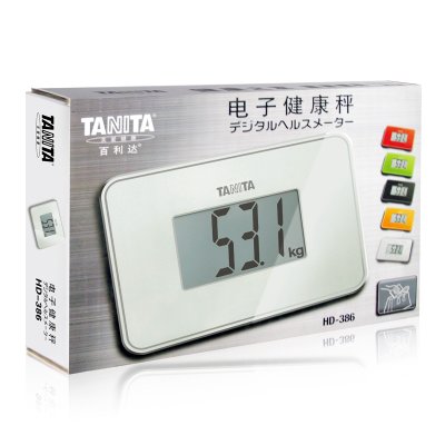 百利达（TANITA）HD-386电子健康秤（绿色）