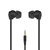 ULDUM U607 魔音面条耳机 入耳式手机线控耳塞 苹果三星小米通用耳机音乐耳机(黑色)第5张高清大图