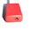 中电鼎润 ZD-33G-01 33mm*20mm 便捷式拉挂锁 (计价单位：个)红色第2张高清大图