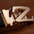 古莱登 2015男士皮带真皮腰带板扣男款商务休闲裤带头层牛皮Z字自动扣 JD-A468甲-PD301(（金色） 1)第4张高清大图