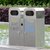 俊采云JCY-S174不锈钢户外垃圾桶果皮箱 小区分类垃圾箱室外垃圾桶 （单位：组）(银色 JCY-S173)第2张高清大图