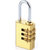 雨花泽 金属质感黄铜密码锁 箱包锁 防盗锁 土豪金色小号MLJ-7736第3张高清大图