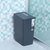 禧天龙Citylong 12L创意纸篓厨房卧室卫生间按压式垃圾桶  3073(草木灰)第2张高清大图