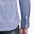 TRiES才子2017春季新品纯色长袖修身男装日常男士衬衫1365H0121(蓝色 XXL)第5张高清大图