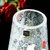 创简坊（CJIANFF）简约现代干花创意小清新花瓶水培富贵竹玫瑰百合透明玻璃花器摆件(冰裂创意花瓶)第4张高清大图