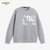爱登堡2021年春季男装新品时尚潮流圆领套头卫衣打底衫(浅灰色 S)第4张高清大图