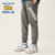 Skechers斯凯奇新款男童运动裤儿童长裤中大童时尚潮L320B151(中世纪蓝 XXL)第3张高清大图