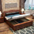 皮耐迪 现代简约 软包床实木床 1.8米双人床 1.5米主卧 橡木床卧室家具(框架结构不带床板（颜色备注） 1.5*2.0)第2张高清大图
