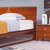 A家 实木床 卧室家具复古新中式实木单人储物高箱床双人床婚床框架床新中式(B款1.8米框架床 单床)第5张高清大图