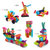 纽奇儿童积木拼插玩具120件套软胶质NK6732 国美超市甄选第6张高清大图