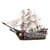 积木黑珍珠号加勒比海盗船拼装拼插礼物海牛号安妮女王号帝国战舰复仇女王号库克号(帝国战舰22001)第3张高清大图